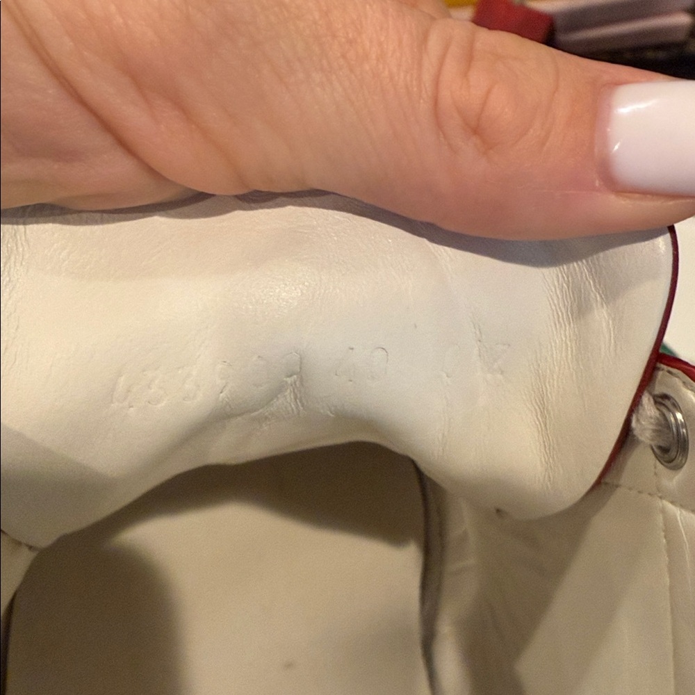 Gucci ladies Ace GG Flora Sneakers - Picture 6 of 6